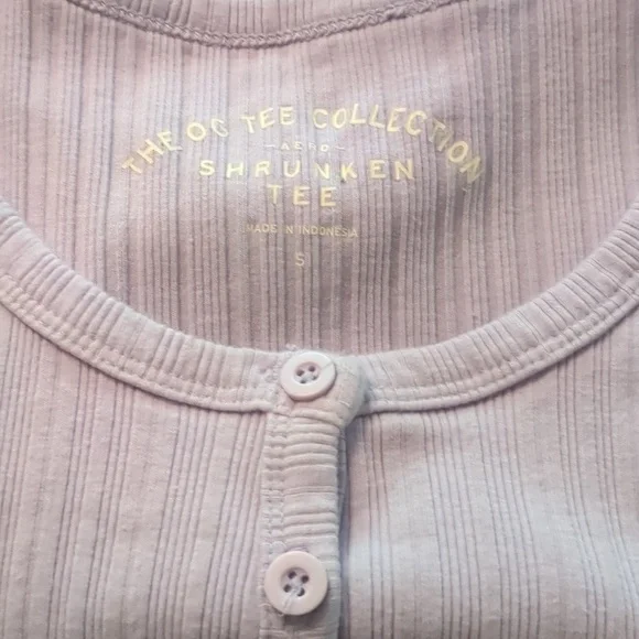 THE OG TEE COLLECTION AERO lavender Shrunken Tee, Women's Small - Picture 6 of 6